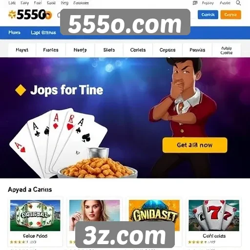 Como o 555o.com se destaca entre os sites de jogos